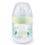 NUK – Nature Sense - Silicon Plastic Bottle (0-6 m) 150 ML
