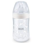 NUK – Nature Sense - Silicon Plastic Bottle (0-6 m) 240 ML