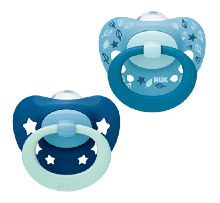 NUK – Signature Biberon Rrens Silikon Blu (18-36 m)