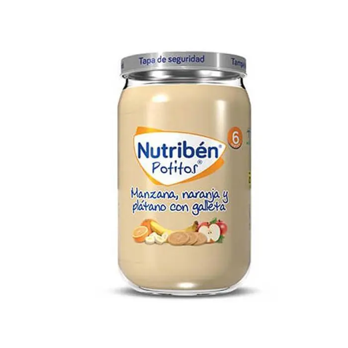 Nutriben - Pure me Portokalle, Banane, Molle & Biskote (6 m+) 235 Gr