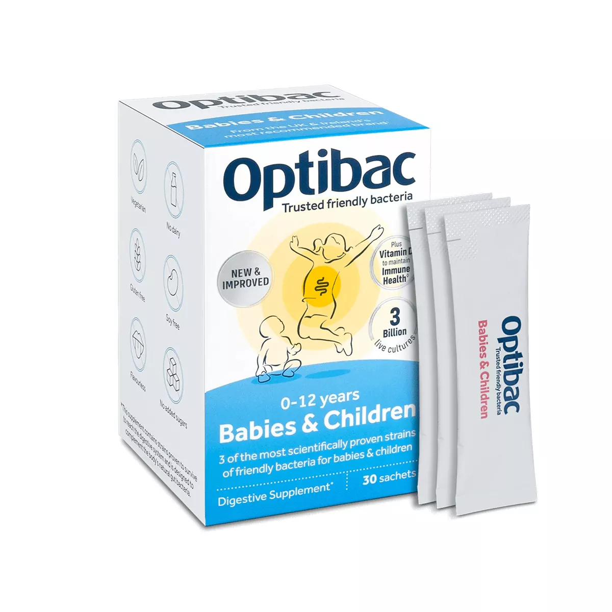 Optibac - Babies & Children Probiotics ( 0-12 Years) 30 Sachet