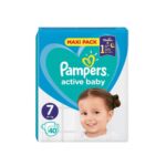 Pampers – Active Baby Pelena 7 (+15 Kg) - 40 pcs