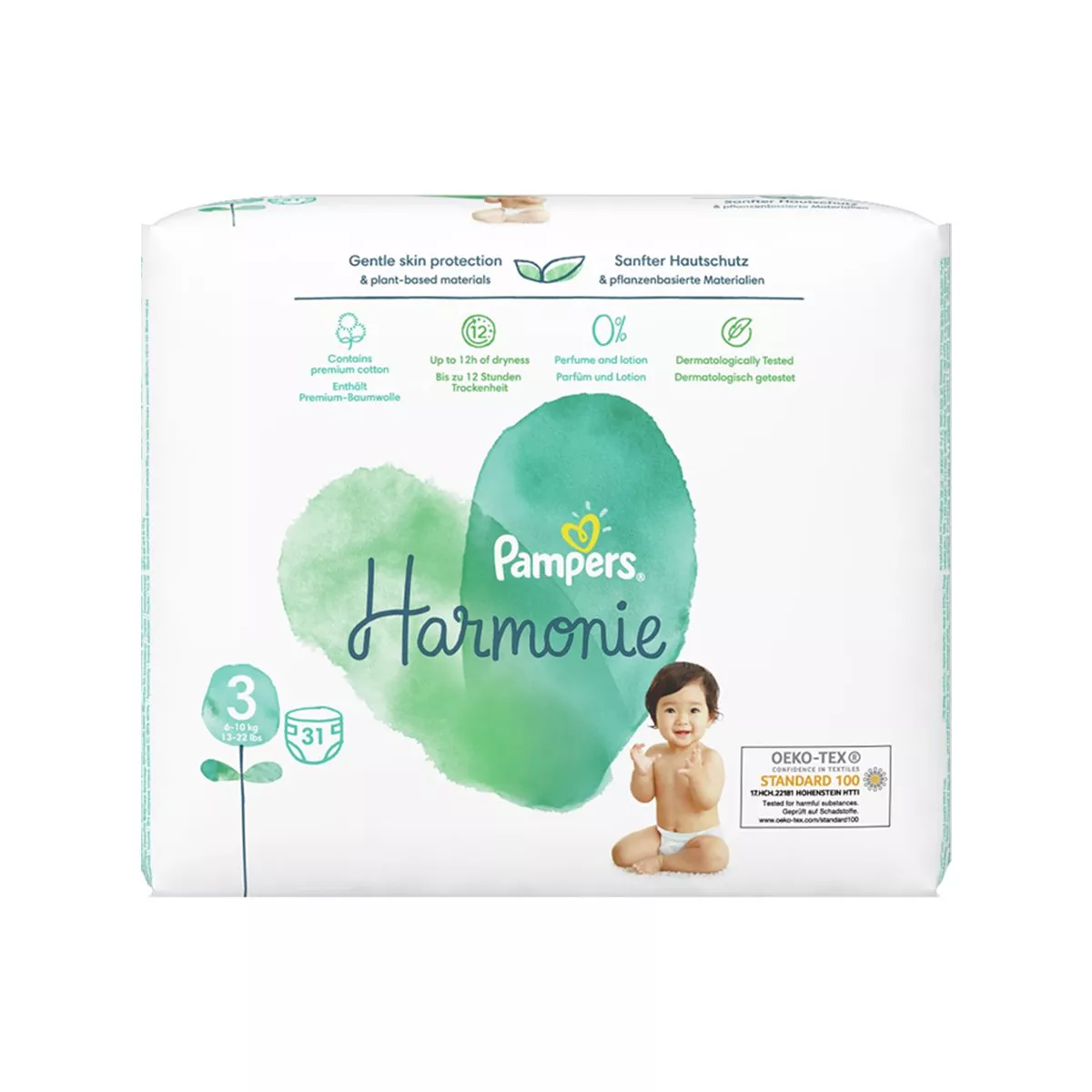 Pampers - Harmonie 3 (6-10 Kg) - 31 pcs