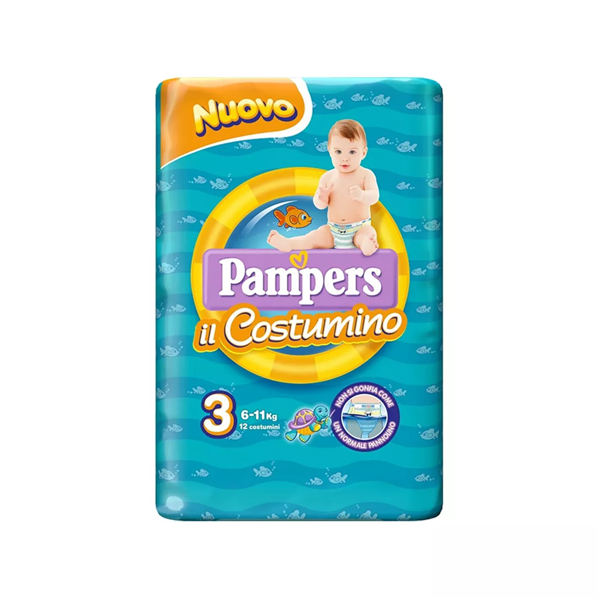 Pampers - IL Costumino Pelena Uji 3 (6-11 Kg) - 12 pcs