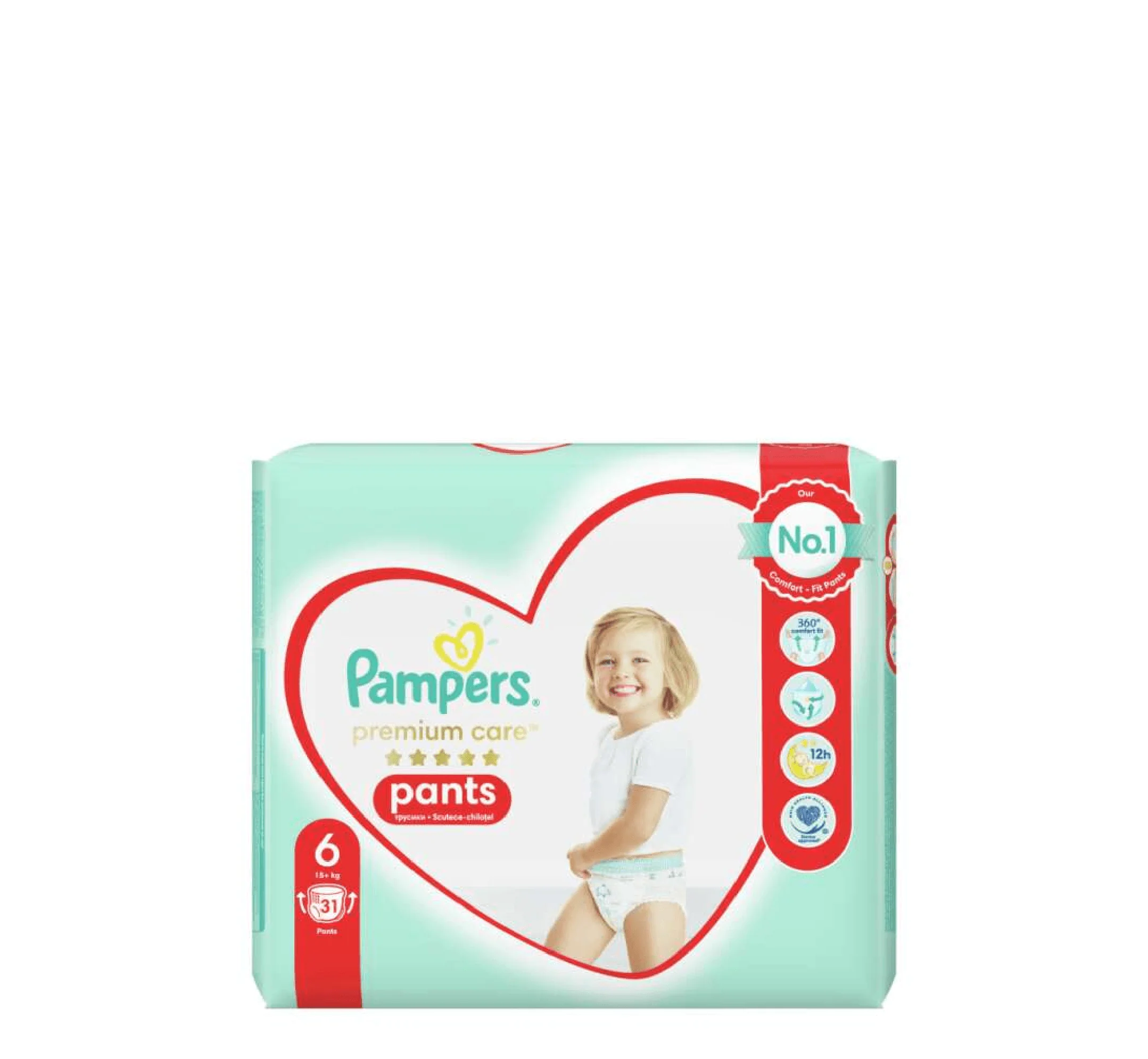 Pampers - Pants 6 (+15 Kg) - 31 pcs