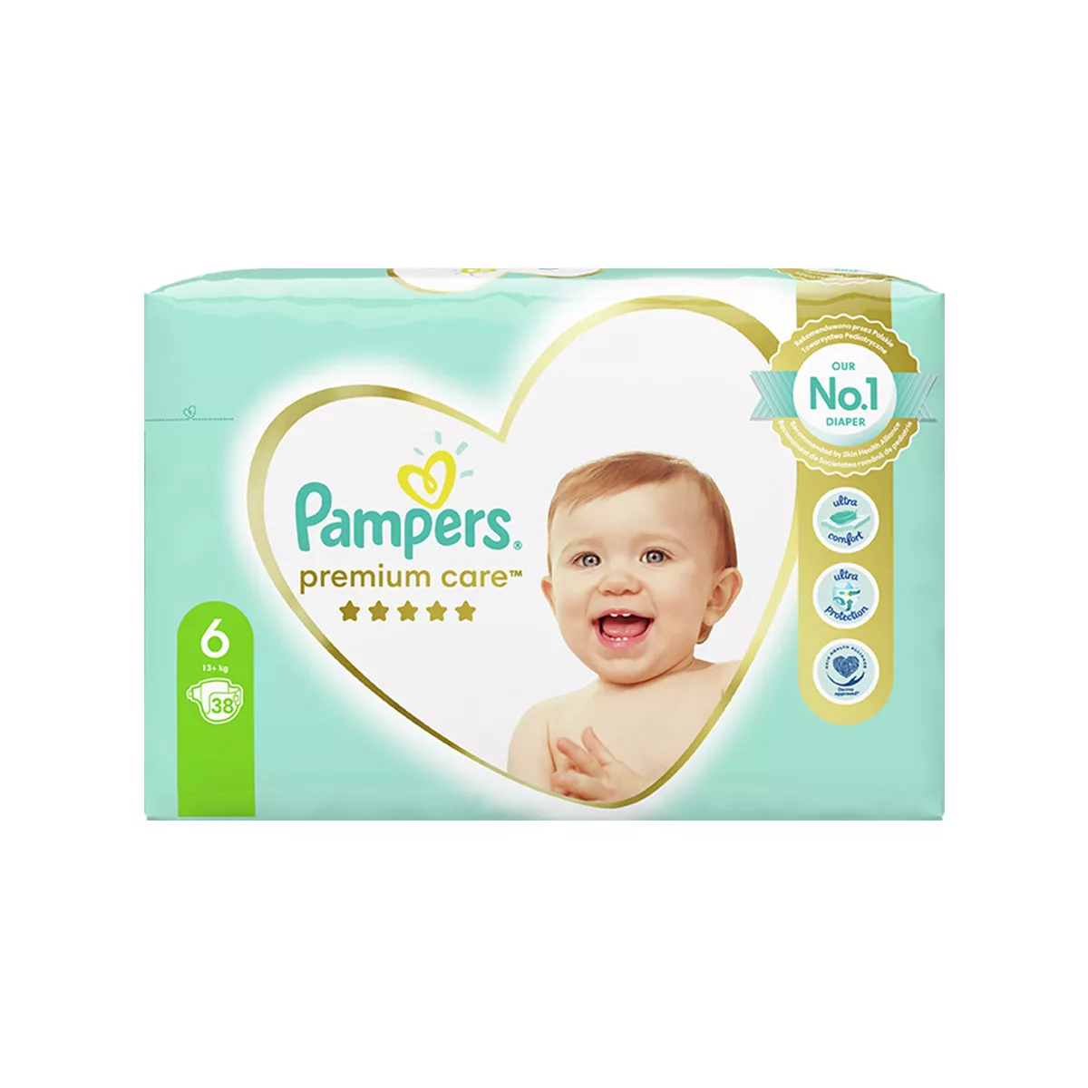 Pampers - Premium Care 6 (+13 Kg) - 38 pcs