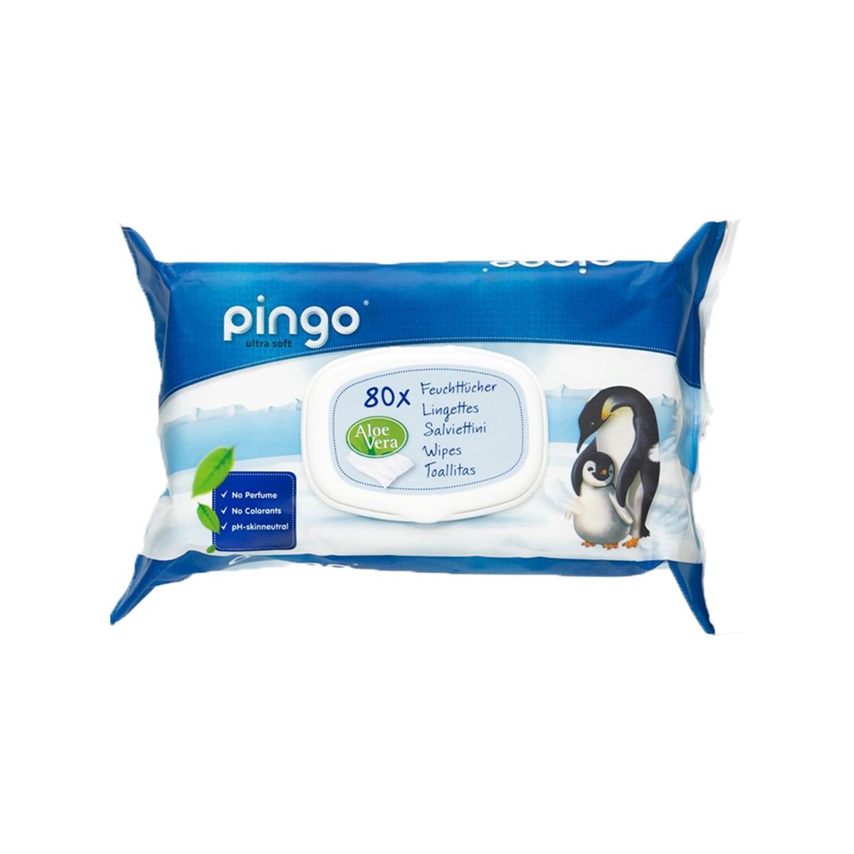 Pingo – Ultrasoft Cleansing Wipes – 80 pcs