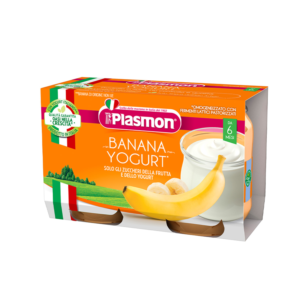Plasmon – Banana Yogurt - Kos me Banane (6 m+) 2x120 Gr
