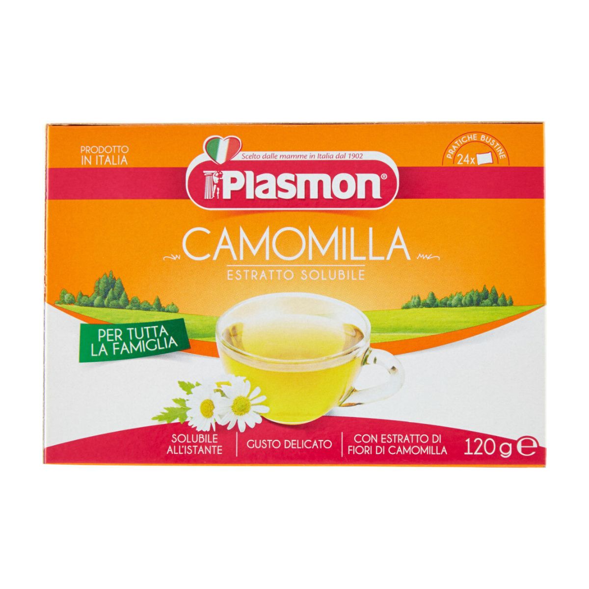 Plasmon - Chamomile Tea -  Çaj Kamomili - 24 Sachets