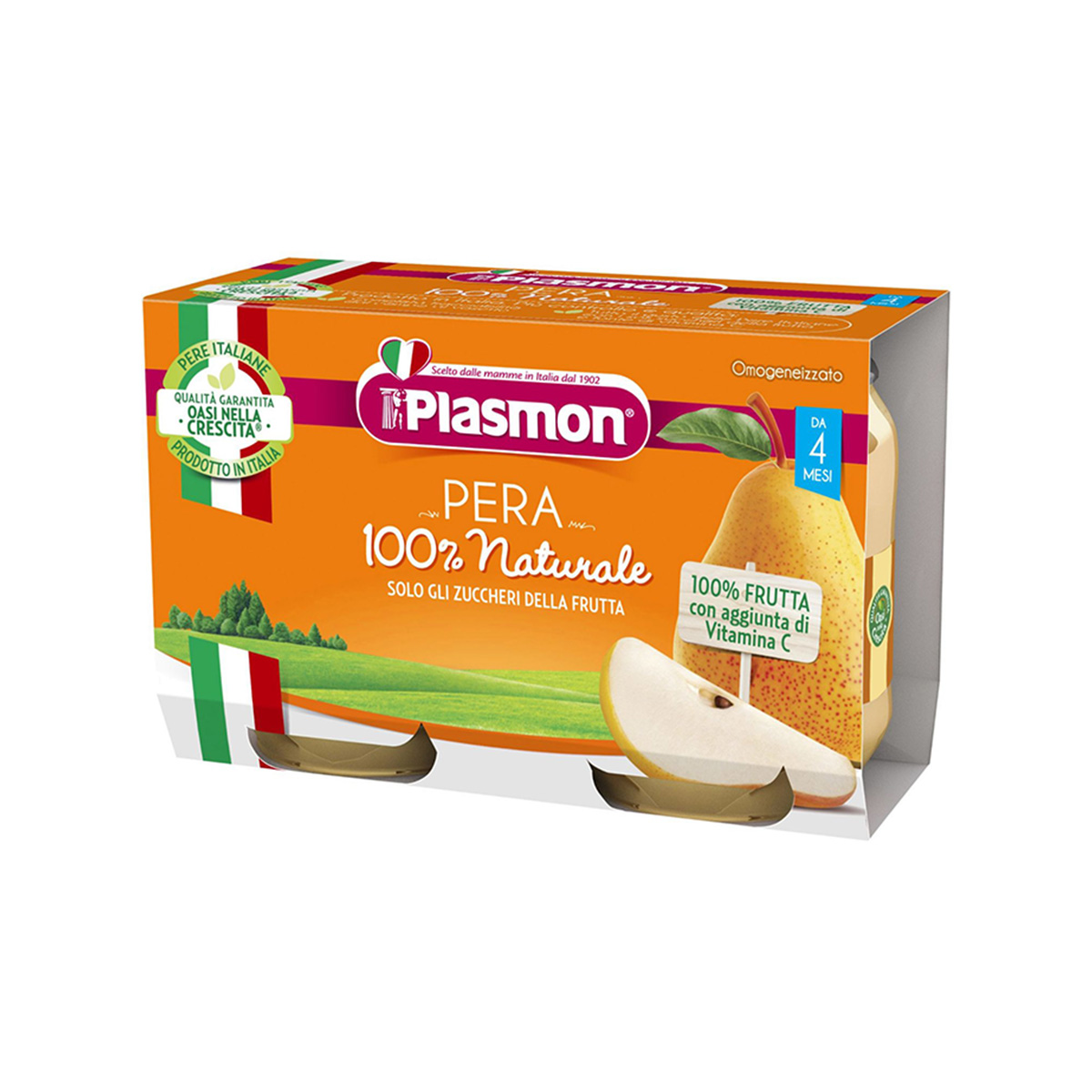Plasmon – Pera - Pure Dardhe (4 m+) 2x80 Gr