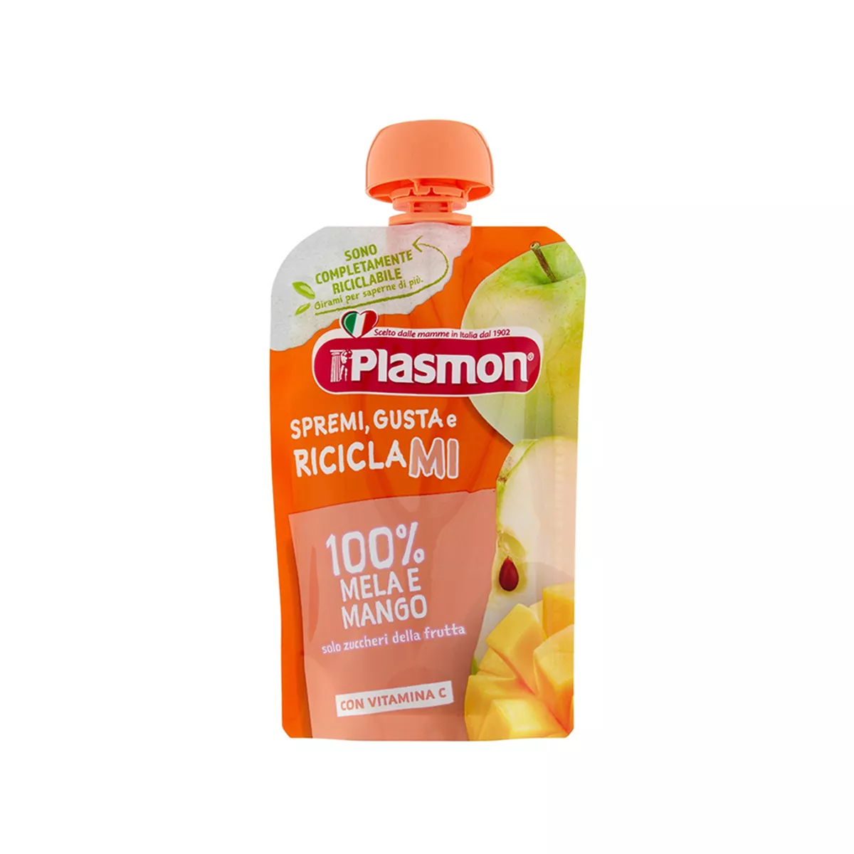 Plasmon – Spremi e Gusta - Mollë & Mango (7 m+) 100 Gr