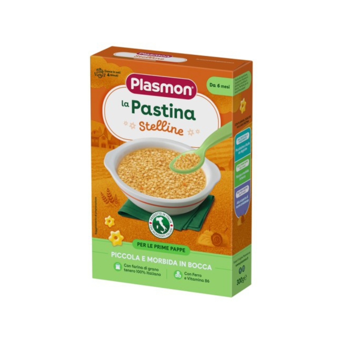 Plasmon - Stelline - Makarona për Femijë (6 m+) 300 Gr