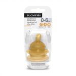 Suavinex - Biberon Ushqyes Latex S (0-6m) 2pcs