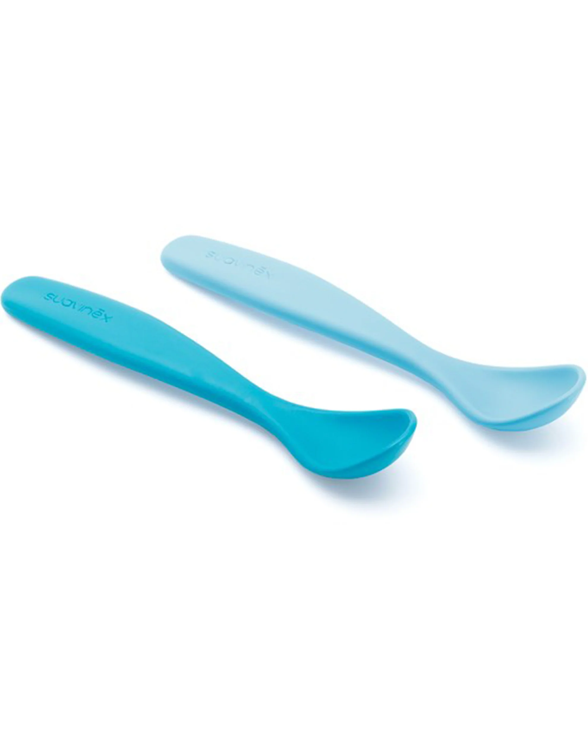 Suavinex - Weaning Spoon Blue (4 m+) - 2 pcs