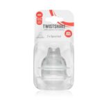 Twistshake - Koka Biberoni me Majë të Gjerë (4 m+) - 2 pcs