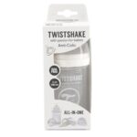 Twistshake - Anti-Colic Plastic Bottle White (0 m+) - 180 ML