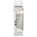 Twistshake – Anti-Colic Plastic Bottle White (4 m+) – 330 ML