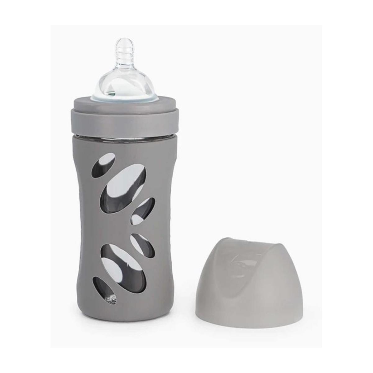 Twistshake – Anti-Colic Glass Bottle Gray (2 m+) 260 ML