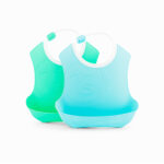 Twistshake - Gushore Plastike për Fëmijë Bojëqielli/Jeshile (4 m+) - 2 pcs