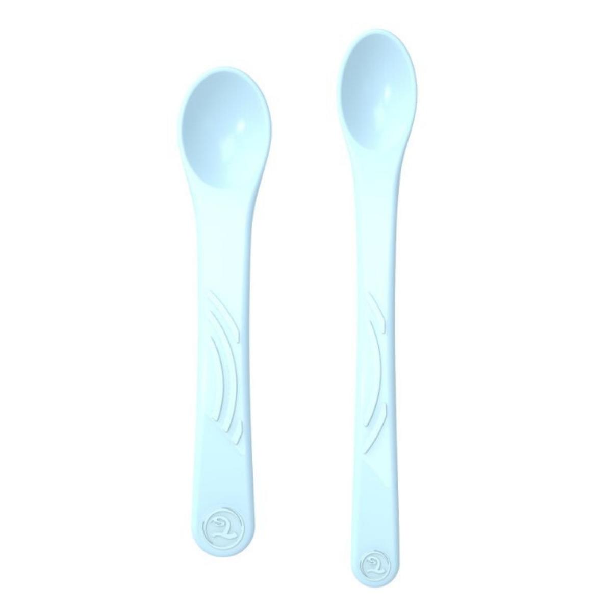 Twistshake – Feeding Spoon Blue (4 m+) – 2 pcs