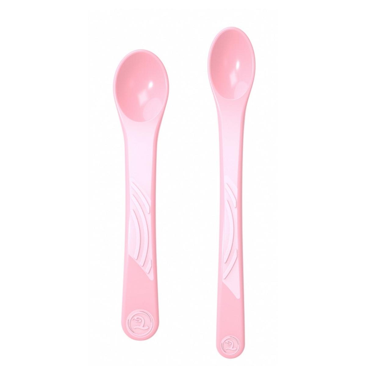 Twistshake - Feeding Spoon Pink (4 m+) - 2 pcs