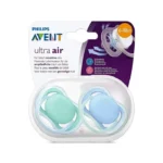 Philips Avent – Ultra Air Pacifier Soother Blue (6-18 m) – 2 pcs