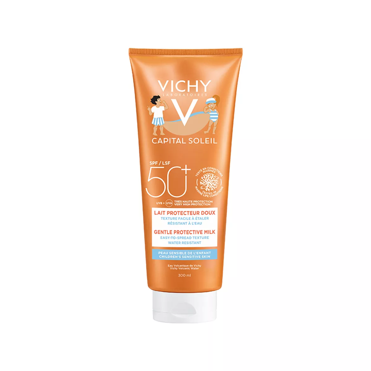 Vichy - Capital Soleil Gentle Protective Milk Kids (Spf 50+) - 300ml