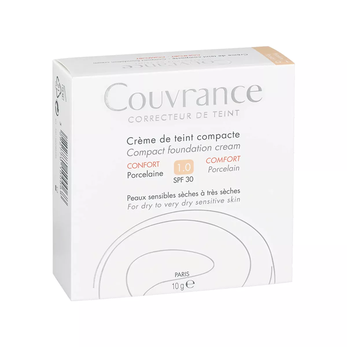 Avene – Couvrance Tinted Compact (Spf 30) – Porcelain 40 ML