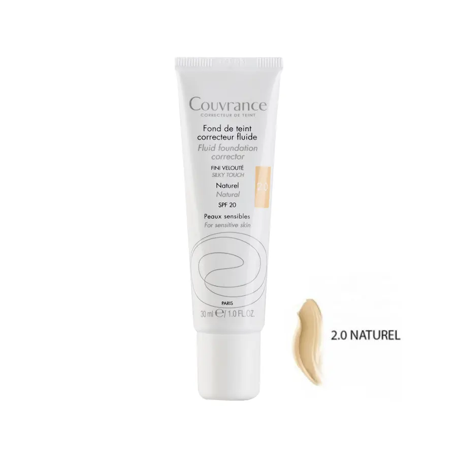 Avène - Couvrance Fluid Foundation Corrector (Spf 20) - 2.0 Natural 30 ML