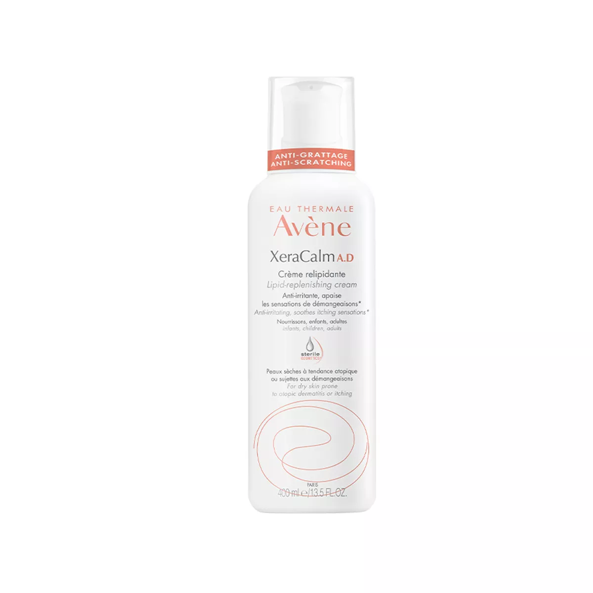 Avene – XeraCalm A.D Lipid Replenishing Cream – 400ML