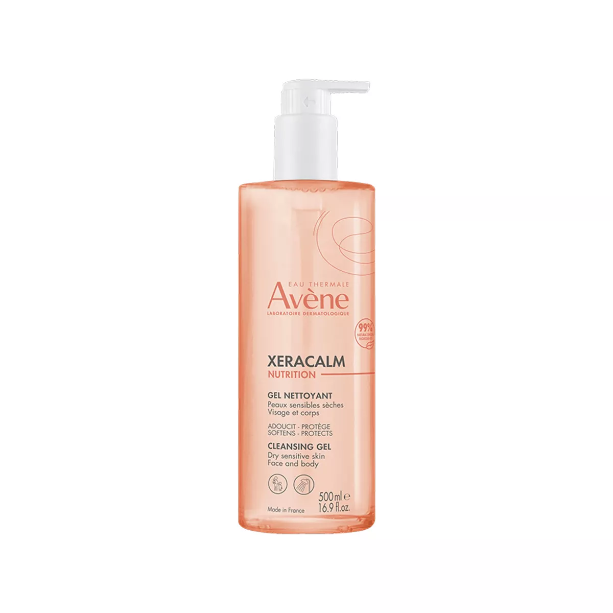 Avene - XeraCalm Nutrition Cleansing Gel - 500 ML