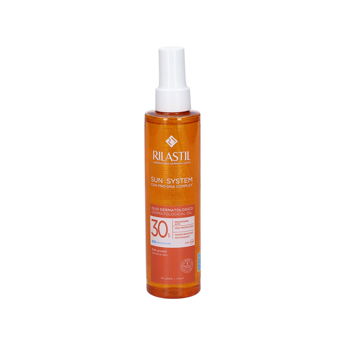 Rilastil - Sun System Dermatological Oil (Spf 30) - 200 ML