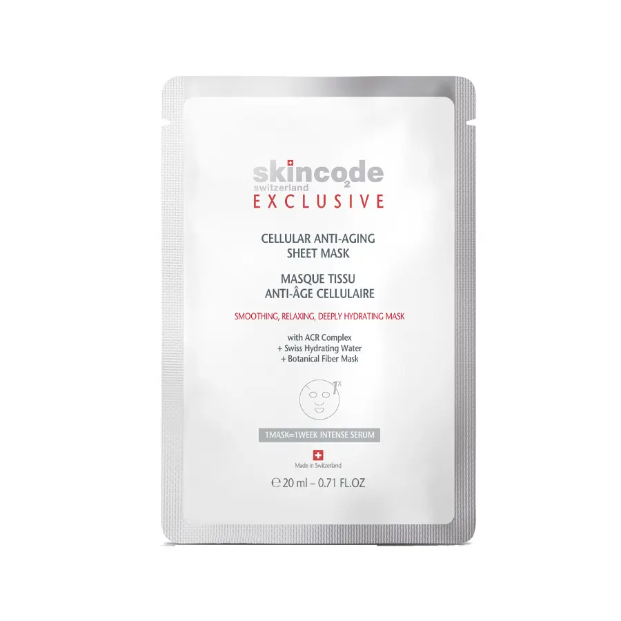 Skincode - Exclusive Cellular Anti-Aging Sheet Mask - 5 pcs x 20 ML