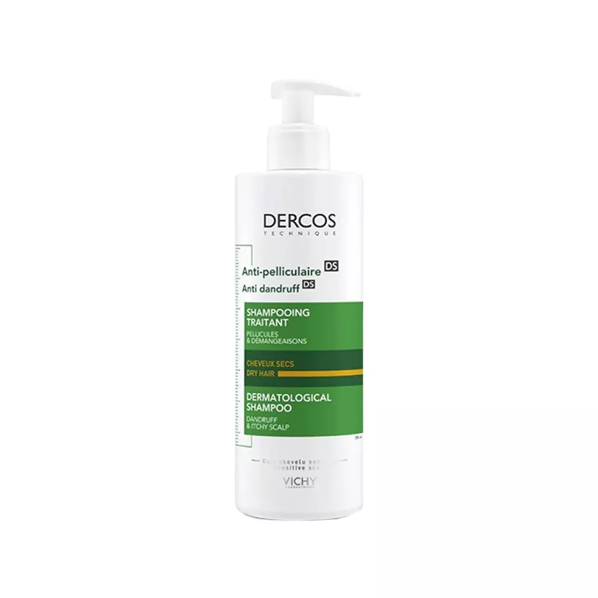 Vichy – Dercos Anti-Dandruff Shampoo for Dry Hair – 390 ML