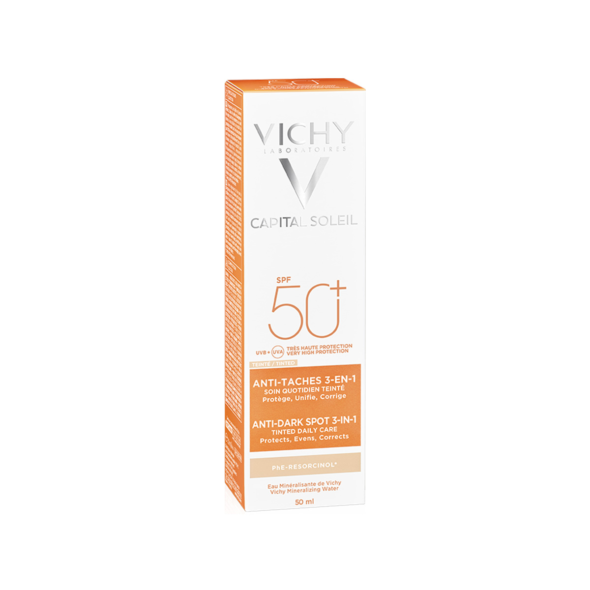 Vichy - Capital Soleil Tinted Anti-Dark Spot 3 in 1 (SPF 50+) - 50 ML