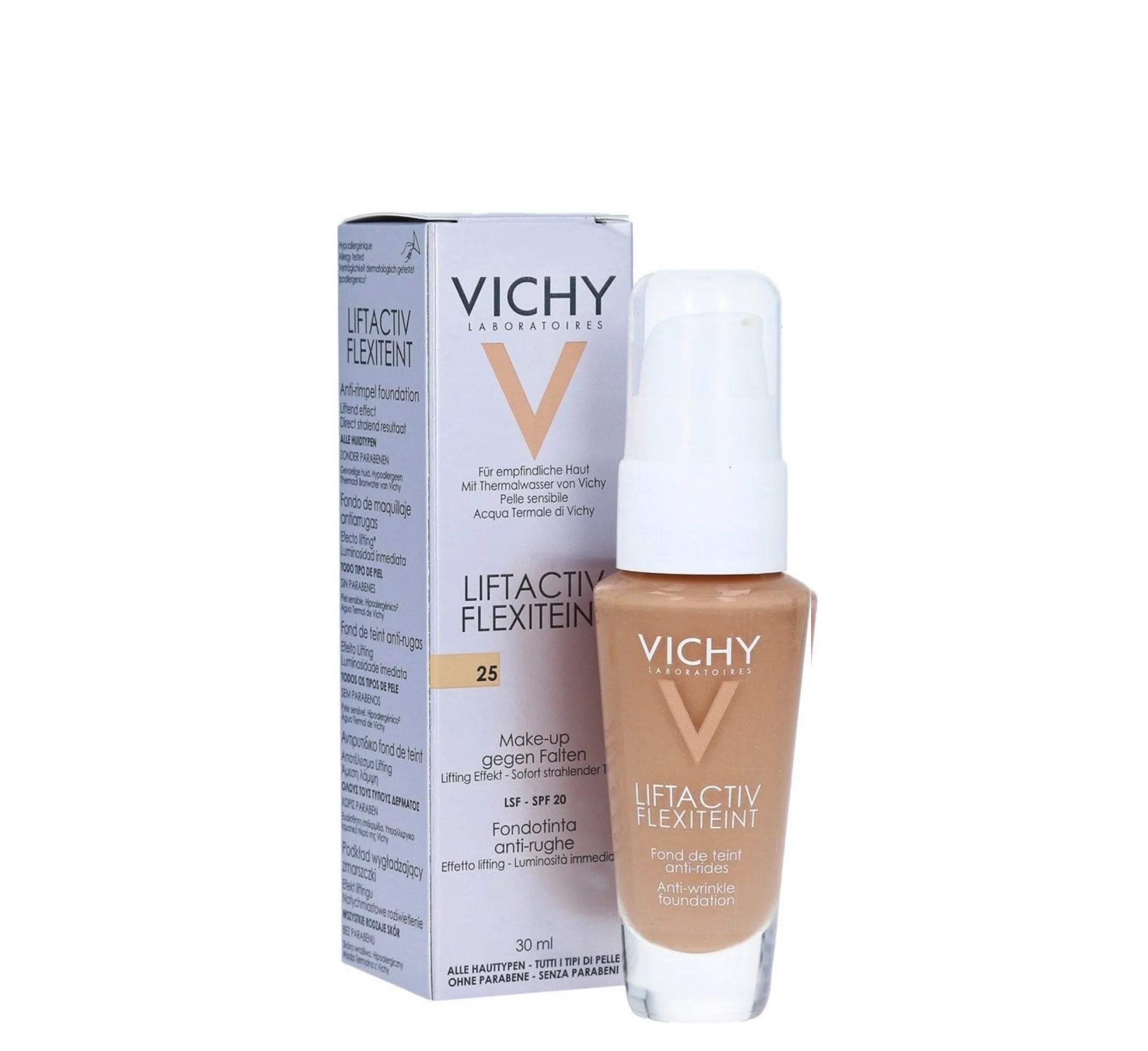 Vichy – Liftactiv Flexiteint Anti Wrinkle Foundation SPF 20 ( Nude 25) – 30 ML
