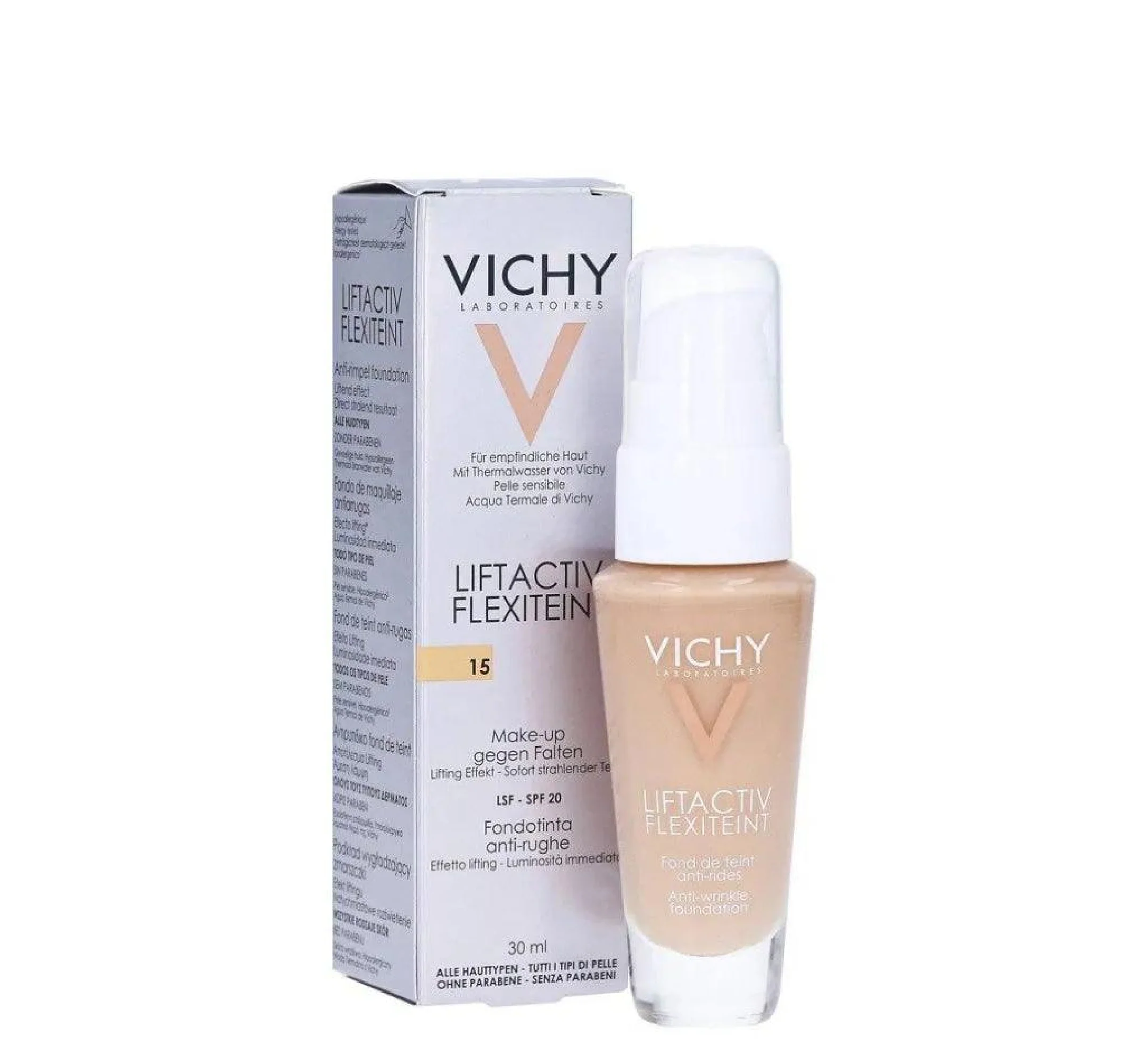 Vichy - Liftactiv Flexiteint Anti Wrinkle Foundation SPF 20 ( Opal 15) - 30 ML
