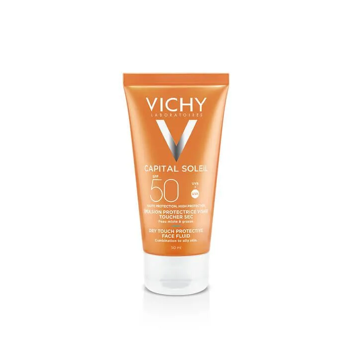 Vichy - Capital Soleil Dry Touch Face Fluid SPF 50 - 50 ML