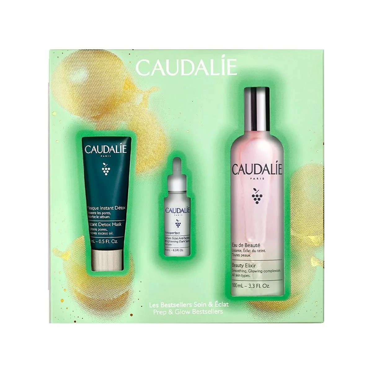 Caudalie - Prep & Glow Bestsellers Trio Gift Set