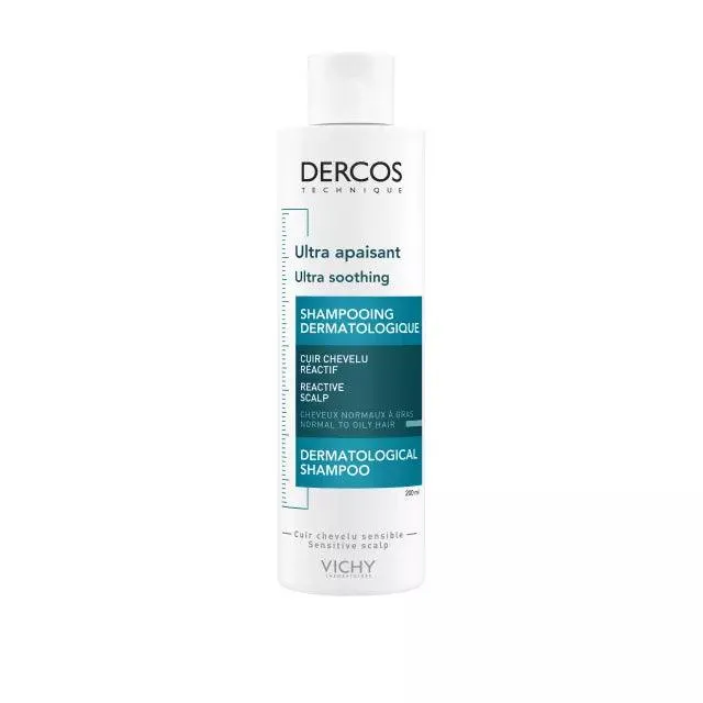 Vichy - Dercos Ultra-Soothing Shampoo Normal/Oily Hair - 200 ML