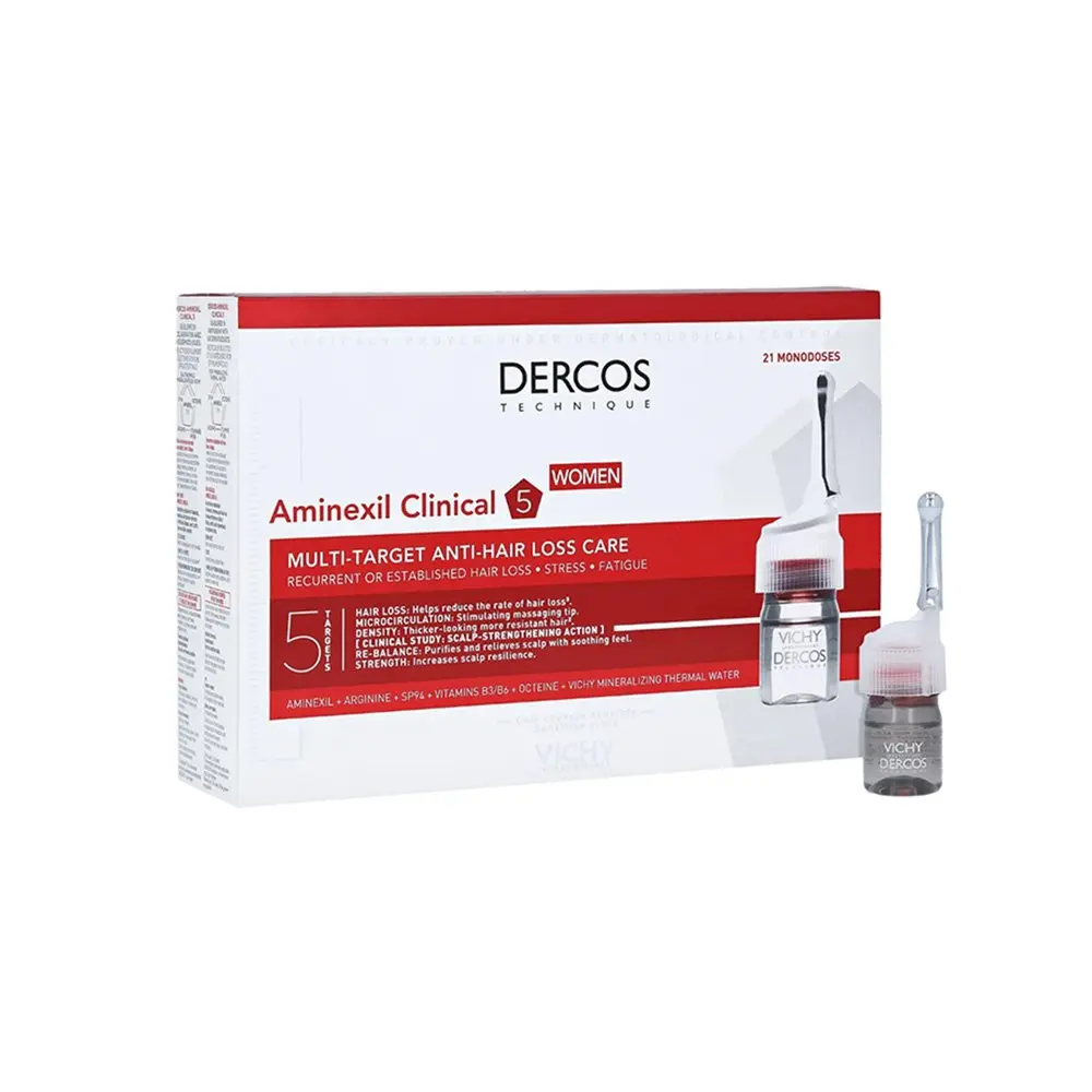Vichy -  Dercos Aminexil Clinical 5 Women - 21 Ampoules
