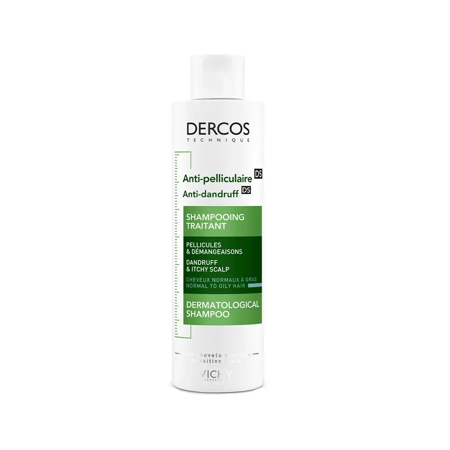 Vichy - Dercos Anti-Dandruff DS Shampoo for Normal to Oily Hair - 200 ML