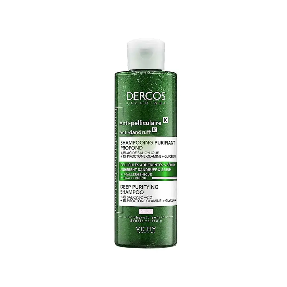 Vichy - Dercos Anti-Dandruff K Purifying Shampoo for Oily Hair - 250 ML