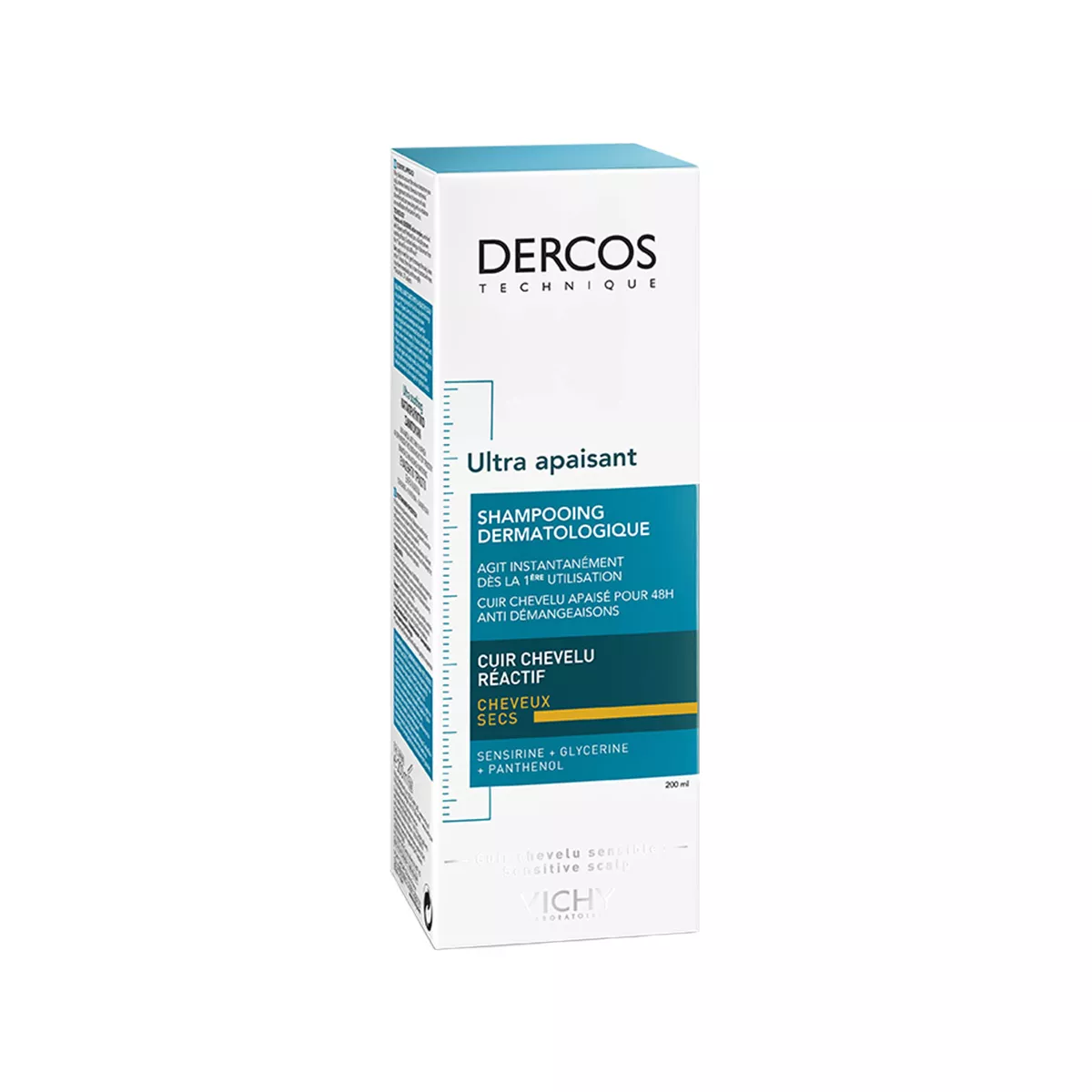 Vichy - Dercos Ultra Soothing Shampoo Sensitive Scalp Dry Hair - 200 ML