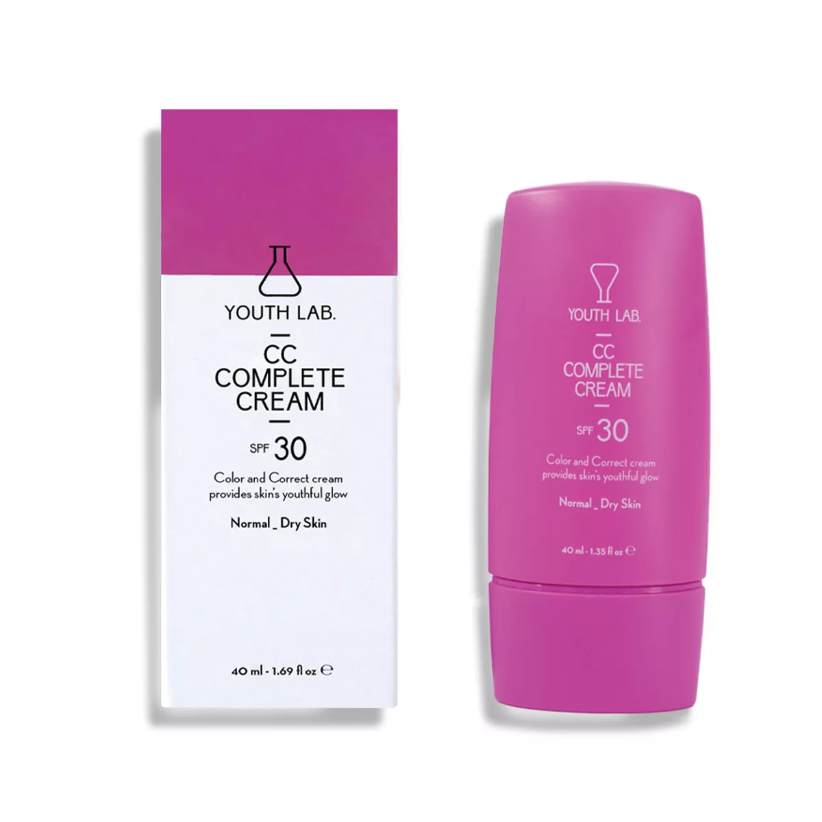 Youth Lab - CC Complete Cream SPF 30 Normal / Dry Skin Tinted - 40 ML