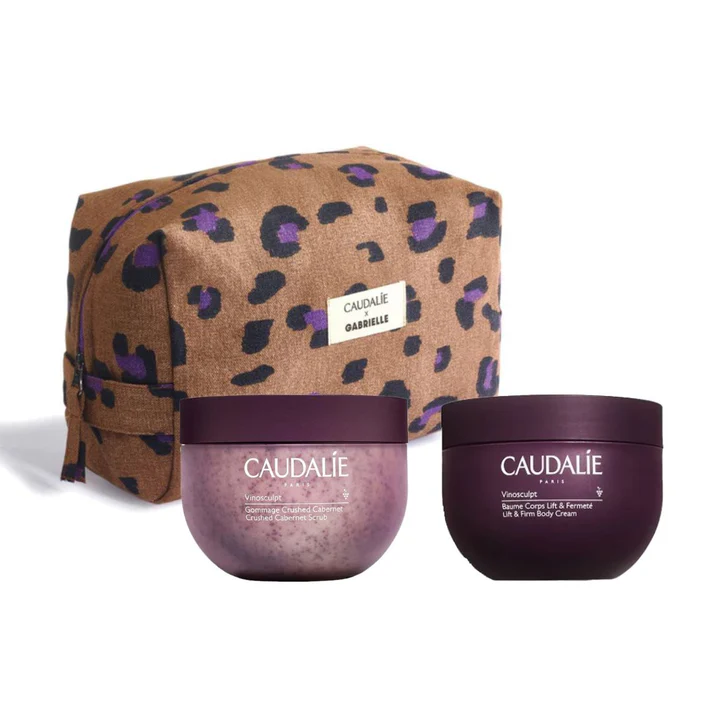 Caudalie - Vinosculpt Body Cream & Body Scrub Set + Pouch