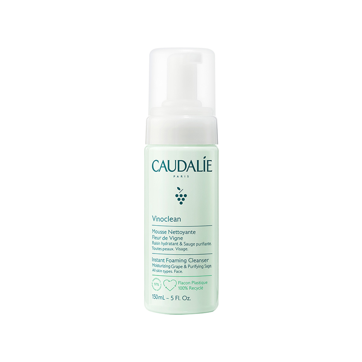 Caudalie - Vinoclean Instant Foaming Cleanser - 150 ML