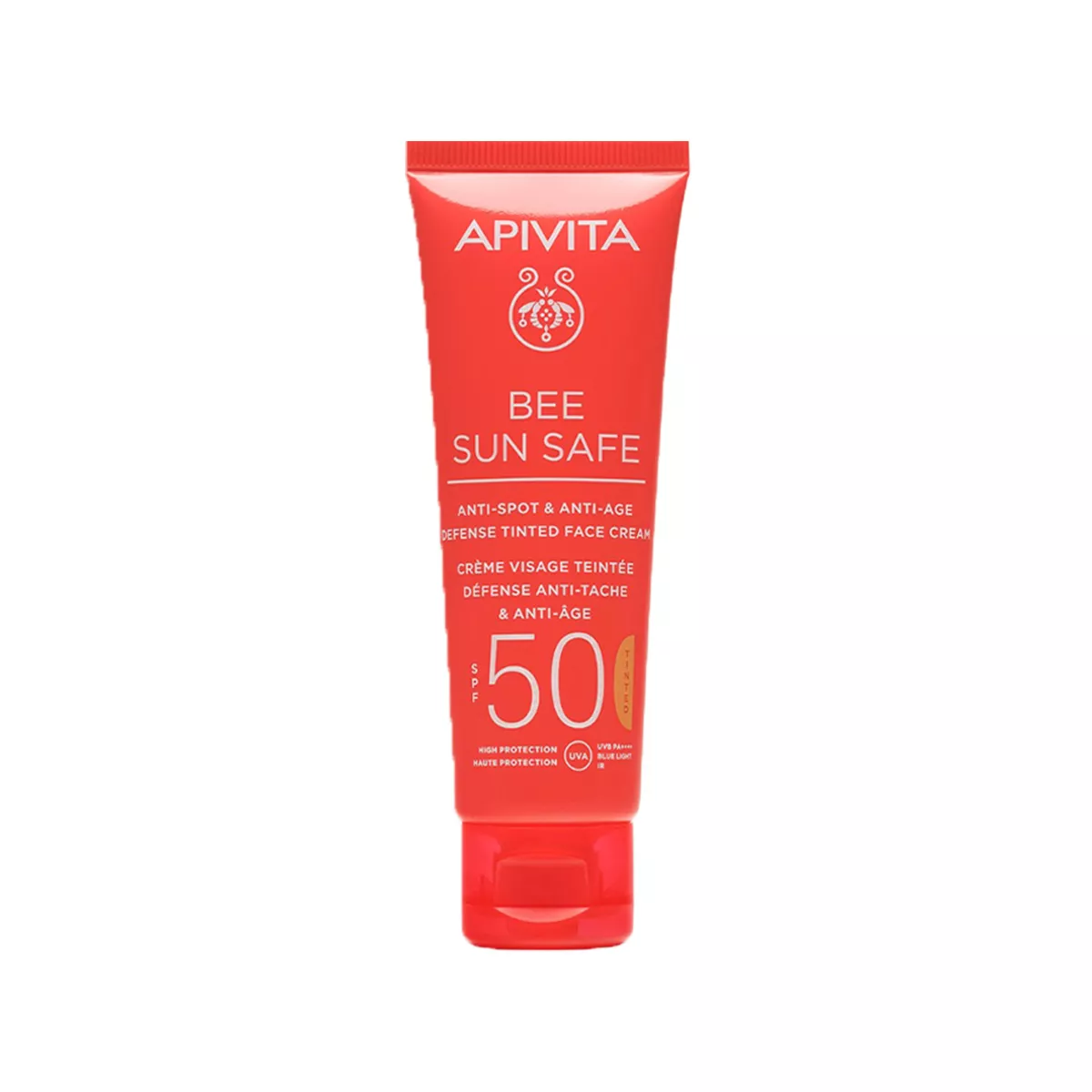 Apivita - Bee Sun Safe Anti-Spot & Anti-Age Defense Tinted Face Cream SPF50 - 50 ML