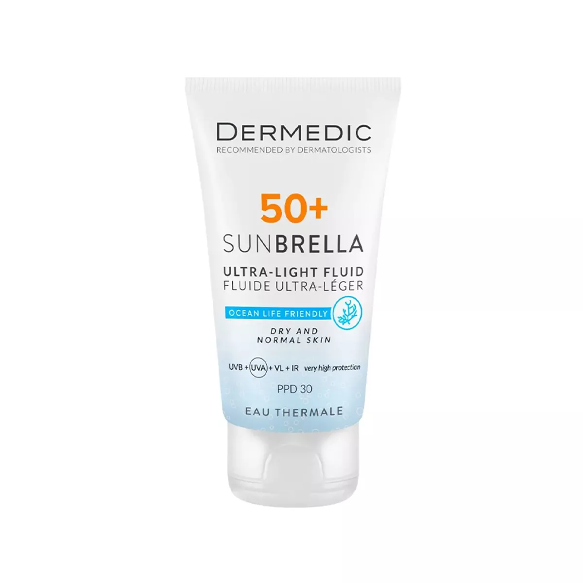 Dermedic – Sunbrella Sun Protection Fluid SPF50+ Dry & Normal Skin – 50 ML