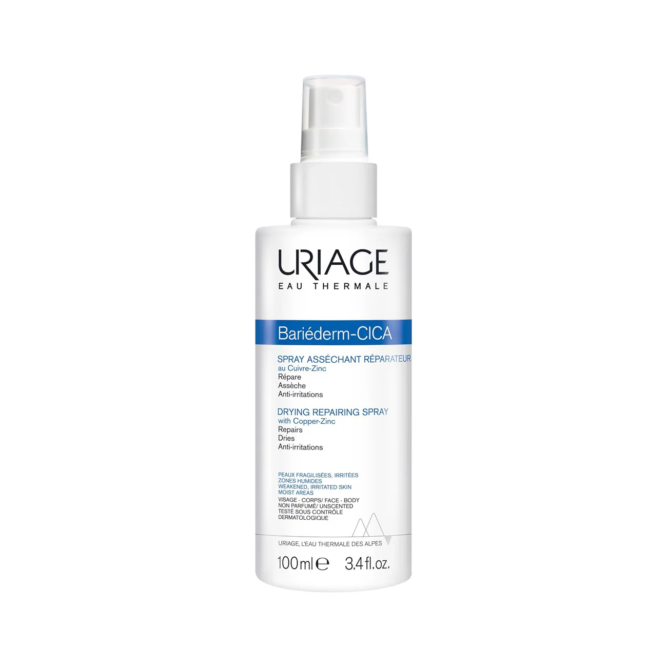 Uriage – Bariederm-Cica Drying Repairing Spray - 100 ML